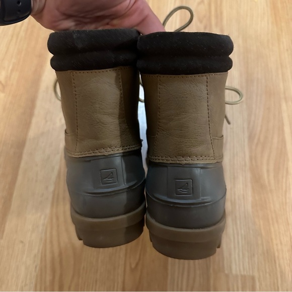 Sperry top sider duck boots men’s size 8 monochrome brown colorway workwear - Picture 4 of 7